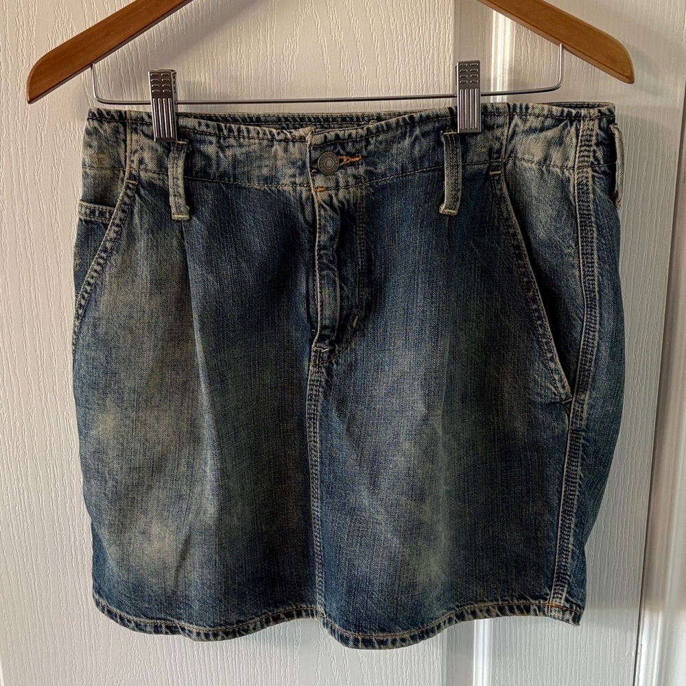 Denim Mini Skirt denim & supply jean skirt
